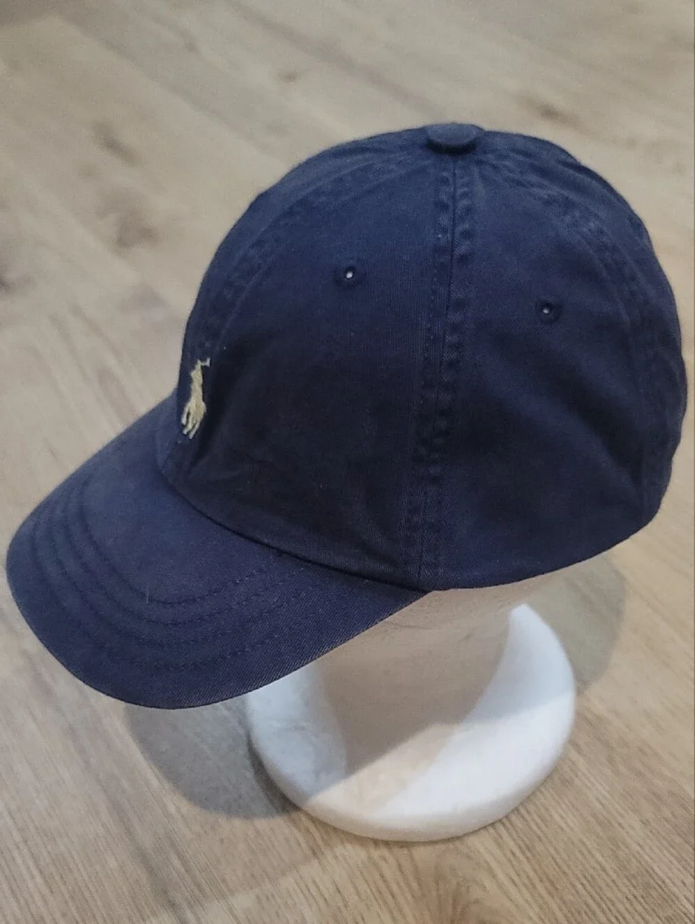 Polo by Ralph Lauren Navy Baseball Cap with Gold Pony Kids 4-7